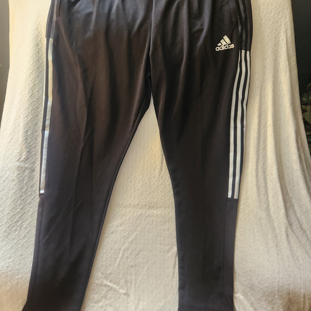 Adidas Mens Black Track Pants